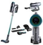 Domo DO252SV, 2-in-1-Stabstaubsauger, Beutellos, T&uuml;rkis, 0,4 l, Trocken, Zyklonal -