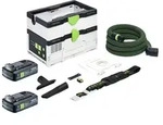 Festool CTLC SYS I-Basic Akku Absaugmobil 36 V ( 2x 18 V ) Staubklasse L + 2x Akku