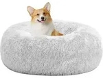Orthop&auml;disches Hundebett rund Hundekissen Hundesofa Katzenbett Donut...