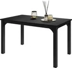 MIRJAN24 Tisch Focus 140, Wohnzimmer Tisch, Beine und Seiten aus Stahl (Farbe: