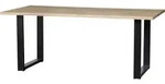 Woood Tablo Esstisch Baumstamm Aus Eichenholz, U-Tischbein, 180 X 90 Cm -...