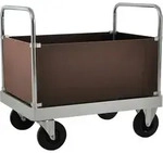 Kongamek Kofferwagen verzinkt 960mm hoch mit Ladefl&auml;che 940x700mm aus MDF mit...