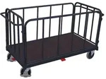 VARIOfit Vierwandwagen mit senkrechten Streben Gummibereifung 500kg Tragkraft