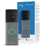 Ring Battery Video Doorbell (newest generation), Schwarz, Grau, Haus, B&uuml;ro,...