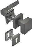SOTECH T&uuml;rdr&uuml;ckergarnitur CUBE D/K &ndash; Profilzylinder (PZ) anthrazit