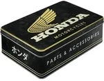 Nostalgic-Art - Vorratsdose Flach - Honda MC - Parts & Accessories Gold - Gold