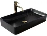 Rea Aufsatzwaschbecken Denisstone Black - Schwarz