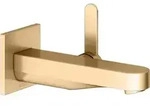 Keuco EHM IXMO Flat Ausl. 165mm, MS geb., Wd-mont., eck Ros. - Gold