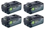 Festool Akku Set 4x BP 18 TBX 8 ASI Tabless Akkupack 18 V 8,0 Ah ( 4x 578746 ) 8000