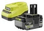 Ryobi Akku-Set RB18L50, 18V, 5,0Ah + Ladeger&auml;t 2A RC18120A-150, Ryobi