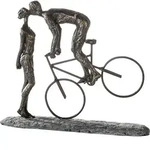 Casablanca by Gilde Dekofigur Skulptur Kiss me bronzefarben H. 30 cm,79621 -...