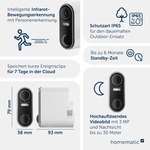 eQ-3 AG Homematic IP Akku-Aussenkamera - Wei&szlig;