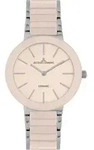 Jacques Lemans Damen Armbanduhr Monaco 42-7X Edelstahl Keramik ros&eacute;