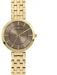 Jacques Lemans Armbanduhr Elegance Milano Gold Brown Dial - Gold