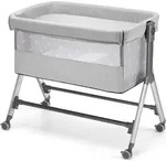 Baby Beistellbett Sempreconte | f&uuml;r 0-9 kg | Grau | 8 H&ouml;hen - Grau