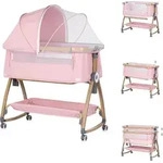 CHIPOLINO Bett Charisma 2in1 Rosa, Holz - Rosa