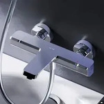 AM.PM Duschthermostat Chrom Brausethermostat Thermostatischer Wannen und Duschmischer