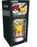 Pok&eacute;mon Glas Tumbler mit Trinkhalmen Pikachu