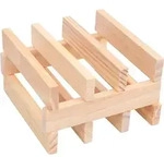 vidaXL 150-tlg. Holzbausteine-Set Kiefer Massivholz - Blau