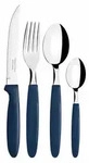 Besteckset Ipanema 25 Teile mit Griff Blau - Blau
