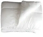 Premium-Bettdecke aus Polyester, milbenabweisend - Wei&szlig;
