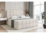 ALTDECOR Boxspringbett mit Matratze und Lattenrost - - BRUGO -Z - 200x200 cm...