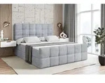 ALTDECOR Boxspringbett mit Matratze und Lattenrost - - BRUGO -Z - 200x200 cm...