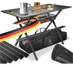 KESSER&reg; Campingtisch faltbar Klapptisch Aluminiumrahmen 145x70x70cm bis 100kg,...
