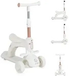 Byox Kinderroller Velvet Royal 2 in 1 Laufrad Musik- und Lichteffekte...