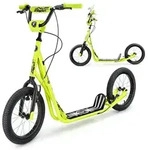HyperMotion RUNKIE City Scooter mit Luftreifen 16 Zoll &ndash; gro&szlig;e R&auml;der,...