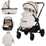 Chipolino Kombikinderwagen Magnum 3 in 1 Babywanne Sportsitz i-Size Babyschale...