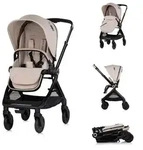 Chipolino Kombikinderwagen Elite 2 in 1 next GEN klappbar Fu&szlig;sack Moskitonetz beige