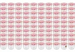 100 St&uuml;ck WELLGRO Vorratsglas Einmachgl&auml;ser Schraubdeckel rot kariert - 230...