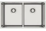 Stahlsp&uuml;lbecken, 2 - Becken, Unterbau - stahl geb&uuml;rstet