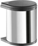 Hettich Bin.it Classic Abfallsystem Kb400mm 15l Edelstahl/kst.schwarz 9342320