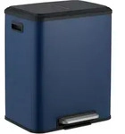 Relaxdays M&uuml;lleimer 2 x 15 Liter, K&uuml;chenm&uuml;lleimer mit entnehmbare Inneneimer,
