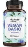 YesVegan&reg; Basic Multivitamin A-Z B12 D3 Zink Eisen 120 Kapseln - 6er Set