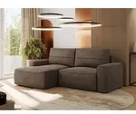 MKS MEBLE Sofa mit Schlaffunktion - Ecksofa mit Schlaffunktion und Bettkasten -...