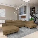 Masseno Ecksofa RUBANO R-S mit Schlaffunktion U-Form, Sofa mit Bettkasten,