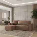 Masseno Ecksofa RAVELO M mit Schlaffunktion L-Form, Sofa mit Bettkasten,