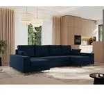 MKS MEBLE Ecksofa U mit Schlaffunktion und Bettkasten, Wohnlandschaft U-form -...