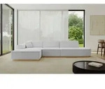 ALTDECOR Ecksofa in L-Form IREA-L2-v2 327x165x80 cm Hellgrau Corner Sofa...