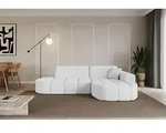 ALTDECOR Ecksofa in L-Form Livo-L1 - 252x173x79,5 cm Wei&szlig; - Corner Sofa Bett