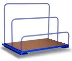 Variofit Plattenst&auml;nder ohne B&uuml;gel, Ladefl&auml;che:1200x800 mm