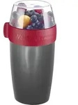 WESTMARK M&uuml;slibecher, 700 ml, anthrazit 111158 4004094528569 - Grau/Rot