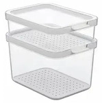 rotho K&uuml;hlschrank organizer 2-tlg. CAUMA - Wei&szlig;