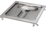 KWC AR Hock-WC, CAMPUS, Edelstahl, Sp&uuml;lrand, 755x200x755 mm, suizidhemmend -...