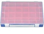 h&uuml;nersdorff 600900, Aufbewahrungsbox, Blau, Rechteckig, Polystyrol (PS), Einfarbig,