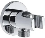 Beitz & Walz AqvaShower Konushalter m. Wandanschluss 1/2", chrom - Silber