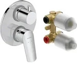 DURAVIT N15210008010 Einhebel-Wannenmischer No. 1 - Silber